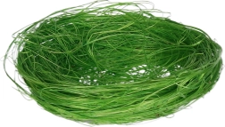 Decorative green nest 8 cm