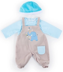 Kolmeosaline BAYER DESIGN’i nuku­rõivaste komplekt (33–38 cm)