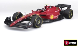 Bburago 1:18 Ferrari F1-75 Scuderia F1 koos sõitja Carlos Sainziga