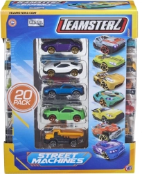Teamsterz 20 metallist mänguauto komplekt Street Machines