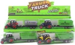Metallist tagasiveoga traktor plastist haagisega
