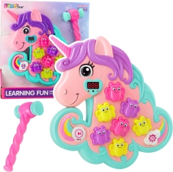 Interactive Unicorn Hammer Game – whac-a-mole with lights and sounds