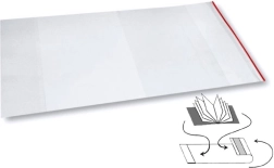 Universaalne raamatute ja vihikute ümbris OXYBAG liimiribaga