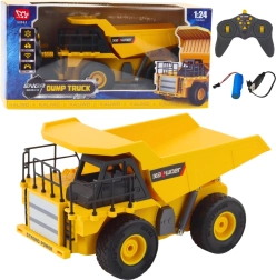 RC Construction Dump Truck 1:24 with LED and Tipping Function