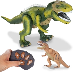 Kaugjuhitav dinosaurusega valgusefektidega