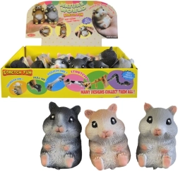 Kummist hamster 8 cm – laste mänguasi