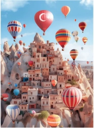 Anatolian Kapadokya pusle 1000 tükki