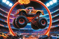Monster Truck pusle 60 tükki