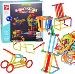 Konstruktorikomplekt Smart Sticks – pulgad ja ühendused, 300 osa