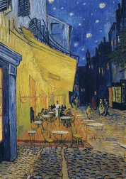Puzzle Art Collection – kohvikuterrass öösel 1000 tükki