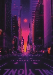 Puzzle RAVENSBURGER Neon City 1000 pieces