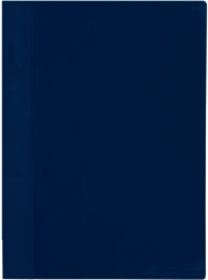 A4 PVC Fastener Folder with Front Pocket – Blue
