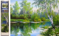 Teemandimaalimine Kevadine maastik 30x40 cm