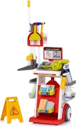 Cleaning trolley with vacuum cleaner CHIPOLINO for children