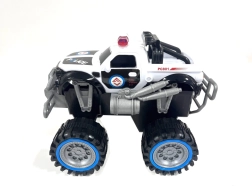 Friction-Powered Police Monster Truck Toy Car