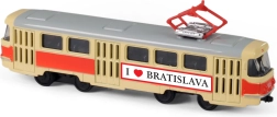 Metal retro tram T3 Bratislava 16 cm