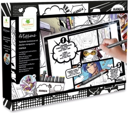Artissimo – Manga loovkomplekt valguslauaga