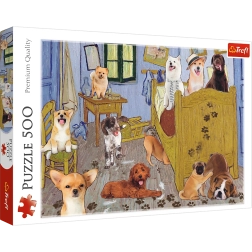 Puzzle 500 tükki – VAN GOGH’i tuba: Koerte revolutsioon Trefl