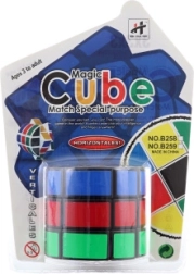 Cylindrical plastic puzzle for children 3+
