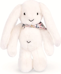 Doudou plüüsist valge jänes salliga 35 cm