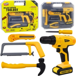 Laste tööriistakohver 12-osaline valguse ja helidega