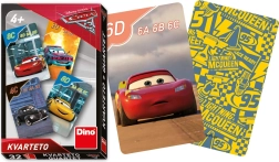 Dino mängukaardid kvartett Cars 3 motiiviga