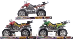 Hõõrdemootoriga ATV – plastist mänguasi lastele