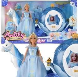 Woopie jääprintsess Lily võluva tõlla ja lisadega