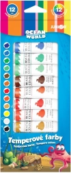 Tempera värvid Ocean World 12×12 ml