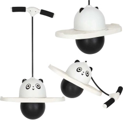 Laste pogo-hüppaja panda tasakaalu treenimiseks, must-valge