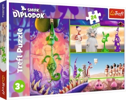 Puzzle 24 Maxi Curious Dragon Diplodocus