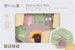 Puidust mäng Peek‑a‑Boo puu POLARB