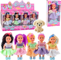 Mini nukk kleidis koos koerakesega