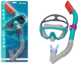 BESTWAY snorgeldamise komplekt: mask ja snorkel – Türkiissinine