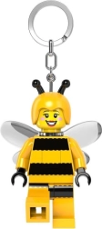 LEGO minifiguuri võtmehoidja sisseehitatud LED-tulega – kimalastüdruk