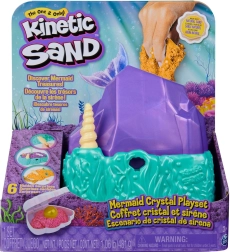 Kinetic Sand merineitsi – sädelev komplekt kristallkarbiga, 480 g