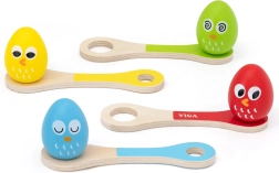 VIGA munajooks lusikaga – puidust tasakaalumäng lastele