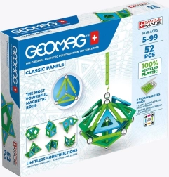 Magnetiline konstruktor GEOMAG Classic Panels Recycled, 52 osa