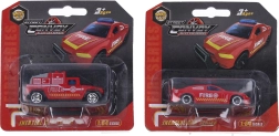 Tuletõrjeauto, metallist, 7 cm