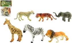 Safari loomad ZOO 6 tk plastfiguurid 10 cm kotis