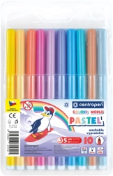CENTROPEN pastellmarkerid, 10 värvi