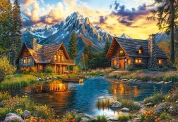 Puzzle Summer Evening 1000 Pieces CASTORLAND