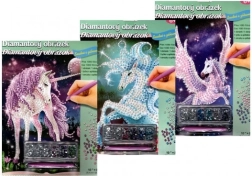 ARTLOVER Diamond Painting Pink Unicorn 20x25cm