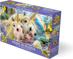 3D Puzzle Smiling Unicorns 100 Pieces