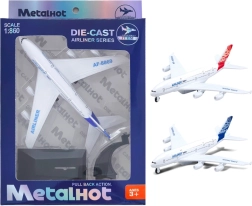 Metallist lennuki mudel Airliner MetalHot 1:860 tagasitõmmatava mehhanismiga