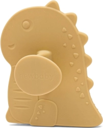 Silicone Bath Brush Sponge NEW BABY – beige, dinosaur