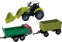 Traktor koos tarvikutega, valguse ja heliga