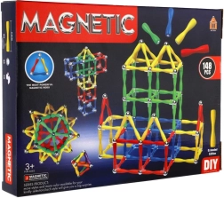 Magnetiline ehituskomplekt, 148 tükki