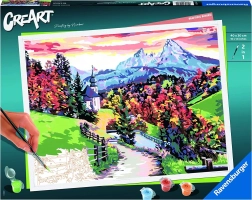 CreArt – kaunis Baieri maastik (Premium-sari)