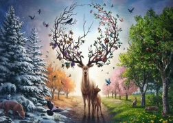 RAVENSBURGER Puzzle Magic Deer 1000 pieces